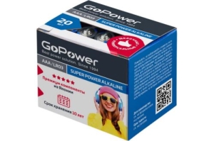  GoPower LR03 AAA Alkaline 1.5V (20 )